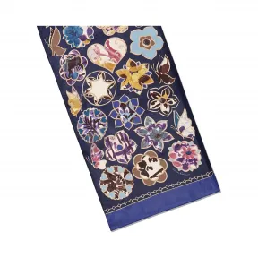 菲拉格慕/Salvatore Ferragamo 传承印花真丝围巾 327922_714436