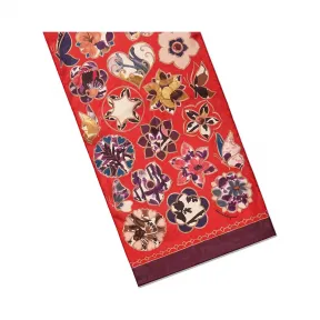 菲拉格慕/Salvatore Ferragamo 传承印花真丝围巾 327922_716596