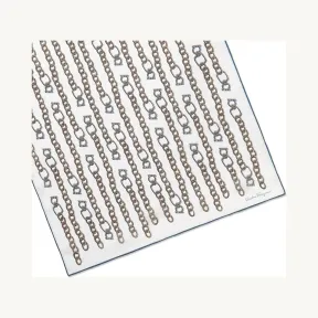 菲拉格慕/Salvatore Ferragamo 锁链印花真丝围巾 327945_717348