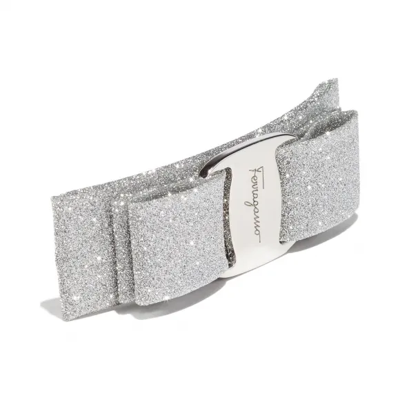 菲拉格慕/Salvatore Ferragamo Vara蝴蝶结亮片发夹 347591_718251