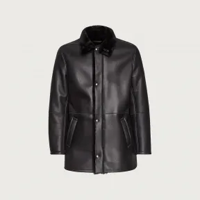 菲拉格慕/Salvatore Ferragamo 剃光羊毛皮大衣 - 成衣 143252-717712