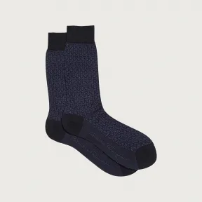 菲拉格慕/Salvatore Ferragamo Gancini 提花袜 - 领带和配饰 567594-719186