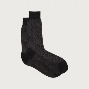 菲拉格慕/Salvatore Ferragamo Gancini 提花袜 - 领带和配饰 567594-719188