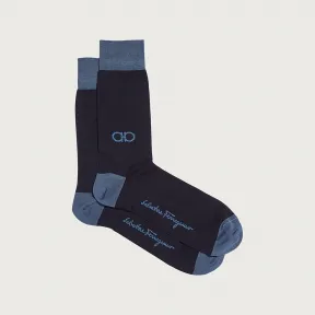 菲拉格慕/Salvatore Ferragamo Gancini 提花袜 - 领带和配饰 567599-719911