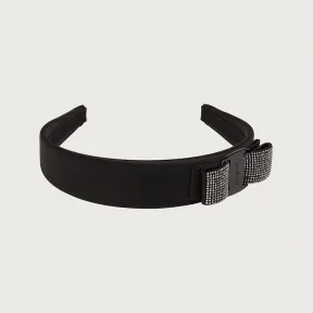 菲拉格慕/Salvatore Ferragamo Vara 水晶蝴蝶结头带 - 丝绸和配饰 347600-727768