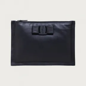 菲拉格慕/Salvatore Ferragamo Viva Bow 手拿包 - 皮革配饰 220301-745861