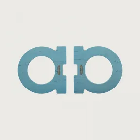 菲拉格慕/Salvatore Ferragamo 可互换的 Gancini 开关扣 - 皮革配件 679967-750685