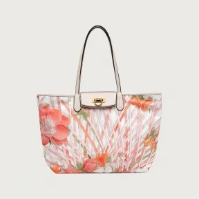 菲拉格慕/Salvatore Ferragamo Vimini 印花托特包 - ECONYL® (S) - 手提包 21I012-750871