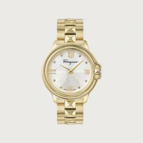 菲拉格慕/Salvatore Ferragamo Ferragamo Studmania 手表 - 珠宝和手表 611233-751941