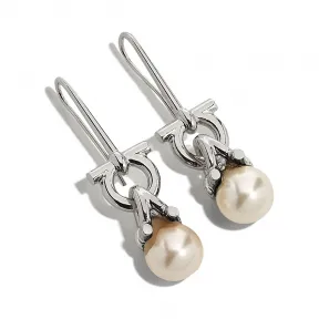 菲拉格慕/Salvatore Ferragamo 吊坠珍珠耳环 760111_696145