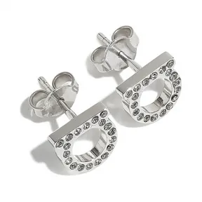 菲拉格慕/Salvatore Ferragamo Gancini水晶耳饰 760123_696577