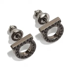 菲拉格慕/Salvatore Ferragamo Gancini水晶耳饰 760123_717102