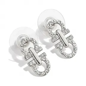 菲拉格慕/Salvatore Ferragamo Gancio双扣耳饰 765384_674930