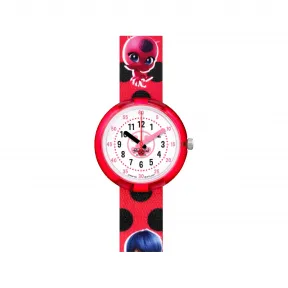 飞菲/Flikflak MIRACULOUS LADYBUG AND CAT NOIR 30.60MM 生物塑料 石英机芯 FPNP106