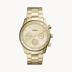 化石/Fossil Sullivan Multifunction Gold-Tone Stainless Steel Watch BQ2536