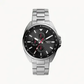 化石/Fossil Autocross Multifunction Stainless Steel Watch BQ2550