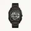 化石/Fossil Inscription Automatic Smoke Stainless Steel Watch BQ2574