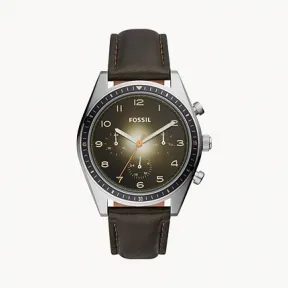 化石/Fossil Wilkin Multifunction Green Leather Watch BQ2628