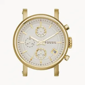 化石/Fossil Chronograph Stainless Steel Case – Gold-Tone C181019