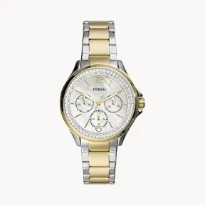 化石/Fossil Sadie Multifunction Two-Tone Stainless Steel Watch ES4781