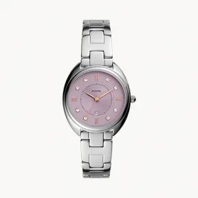 化石/Fossil Gabby Three-Hand Date Stainless Steel Watch ES5103