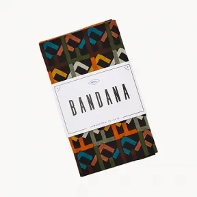 化石/Fossil Fossil Logo Grid Bandana FCU0285998