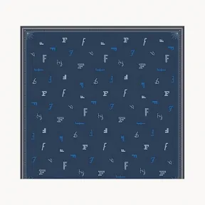 化石/Fossil Blue Fossil Logo Bandana FCU0299470