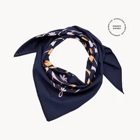 化石/Fossil Blue Floral Bandana FCU0415998