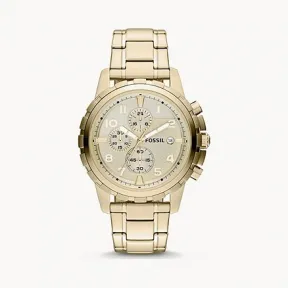 化石/Fossil Dean Chronograph Gold-Tone Stainless Steel Watch FS4867IE