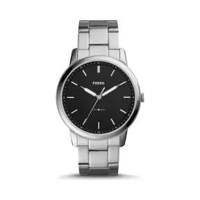 化石/Fossil The Minimalist 不锈钢表带三指针腕表 FS5307