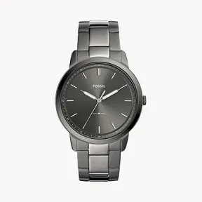 化石/Fossil The Minimalist Three-Hand Smoke Stainless Steel Watch FS5459