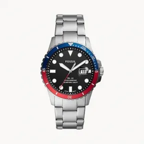 化石/Fossil FB-01 Three-Hand Date Stainless Steel Watch FS5657