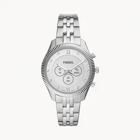 化石/Fossil Hybrid Smartwatch HR Scarlette Stainless Steel FTW7041