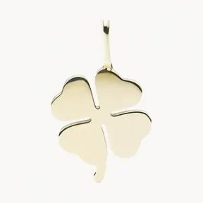 化石/Fossil Corra Oh So Charming Gold-Tone Stainless Steel Clover Charm JF03484710