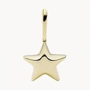 化石/Fossil Oh So Charming Gold-Tone Stainless Steel Charm JF03489710