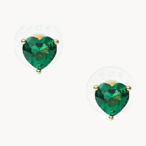 化石/Fossil Gold Tone Brass Stud Earring JOA00683710