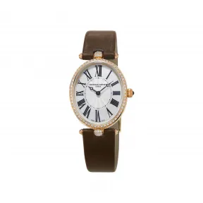 康斯登/Frederique Constant 璀璨艺术系列 30x25 MM 18k玫瑰金与钻石 石英机芯 女表 FC-200MPW2VD9