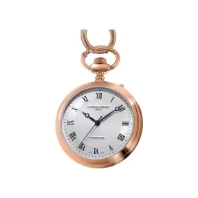 康斯登/Frederique Constant 怀表 45MM 玫瑰镀金不锈钢 自动机械机芯 FC-700MC6PW4