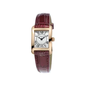 康斯登/Frederique Constant 百年典雅Carrée天方女装腕表 22MMx23MM 不锈钢镀玫瑰金色 石英机芯 女表 FC-200MC14