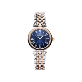 康斯登/Frederique Constant 百年典雅璀璨艺术腕表 30MM 不锈钢间玫瑰金色 石英机芯 FC-200MPN2AR2B