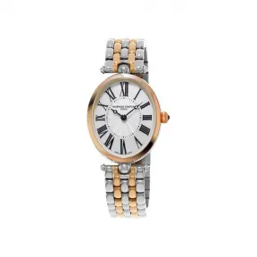 康斯登/Frederique Constant 百年典雅璀璨艺术腕表 25MMx30MM 不锈钢间玫瑰金色 石英机芯 FC-200MPW2V2B