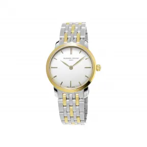 康斯登/Frederique Constant 超薄中款腕表 29MM 不锈钢 石英机芯 FC-200S1S33B3