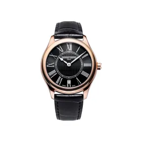 康斯登/Frederique Constant 百年典雅女装石英腕表 36MM 不锈钢镀玫瑰金色 石英机芯 女表 FC-220MB3B4