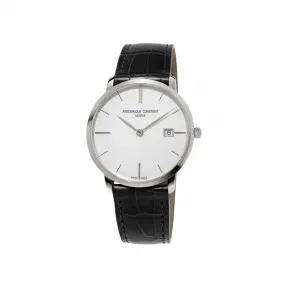 康斯登/Frederique Constant 超薄男装腕表 38MM 不锈钢 石英机芯 男表 FC-220S5S6