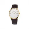 康斯登/Frederique Constant 超薄男装腕表 38.4MM 镀金不锈钢 石英机芯 男表 FC-220V5S5