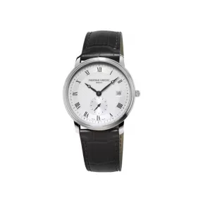 康斯登/Frederique Constant 超薄男装小秒针腕表 37MM 不锈钢 石英机芯 男表 FC-245M4S6