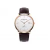 康斯登/Frederique Constant 超薄男装小秒针腕表 39MM 不锈钢镀金色 石英机芯 男表 FC-245V5S4