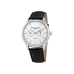 康斯登/Frederique Constant 百年典雅腕表 40MM 抛光不锈钢三层 石英机芯 FC-259ST5B6