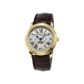 康斯登/Frederique Constant 百年典雅商旅腕表 40MM 不锈钢镀金色 石英机芯 FC-270EM4P5