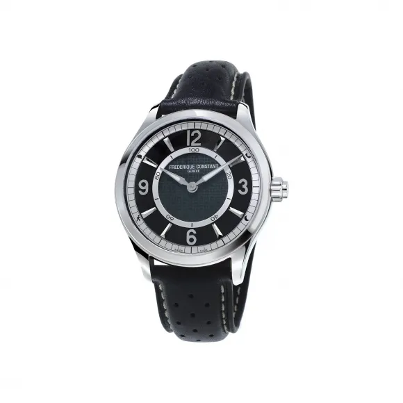 康斯登/Frederique Constant 传统瑞士制男装智能提示腕表 42MM 不锈钢 石英机芯 男表 FC-282AB5B6